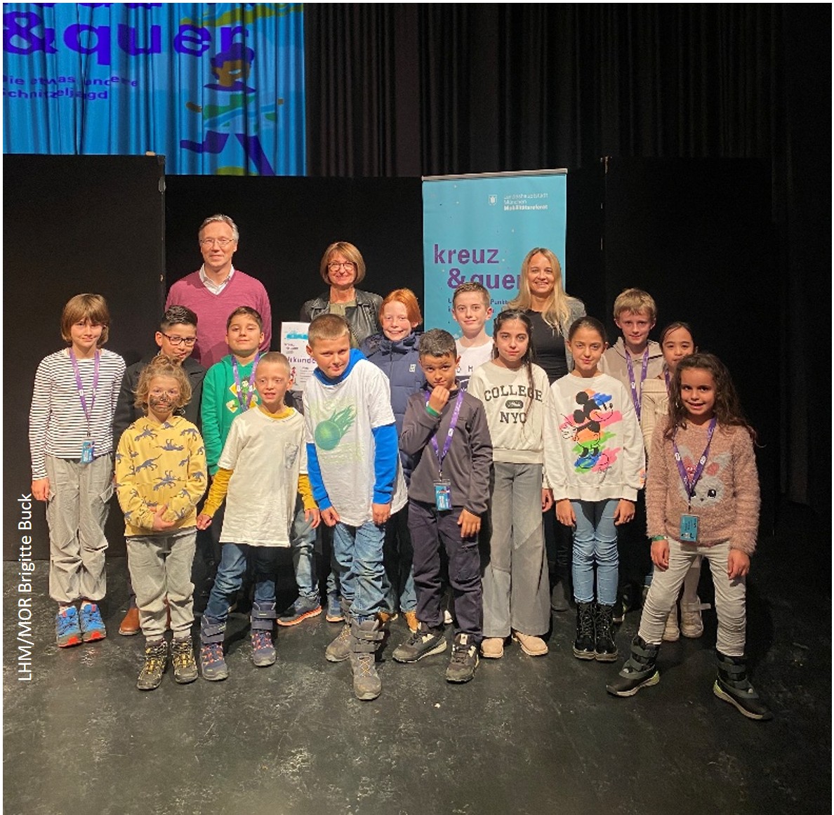 Siegerehrung Laufspiel kreuzundquer Riem