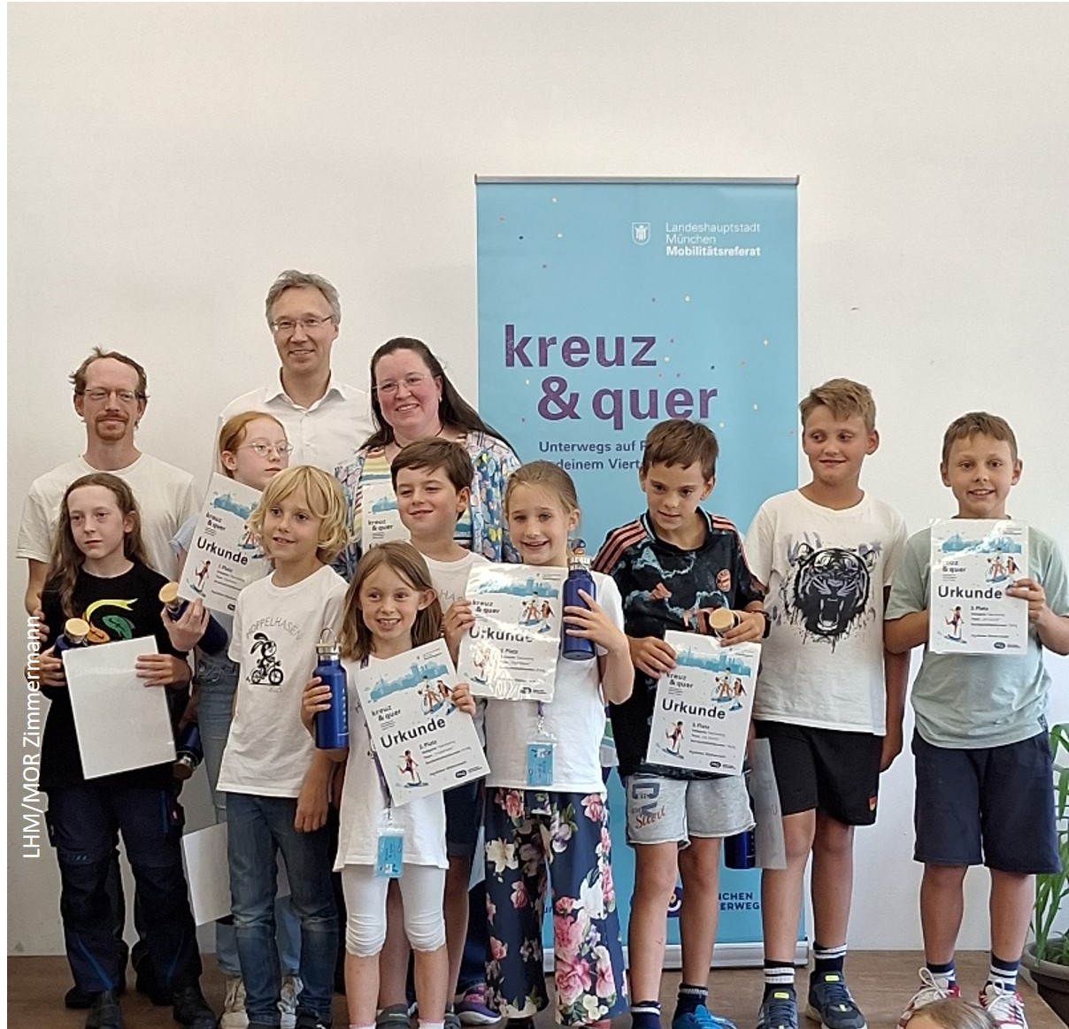 Siegerehrung Laufspiel kreuzundquer Allach - Untermenzing