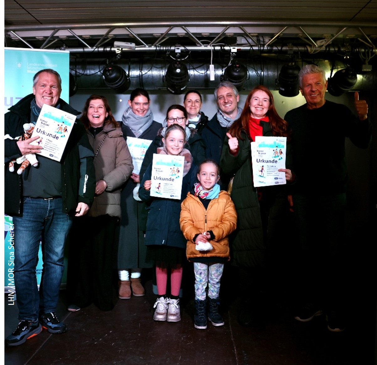 Siegerehrung Laufspiel kreuzundquer Neuhausen – Gern